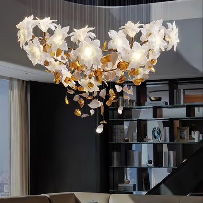 Artisan Fluttering Flying Flower Chandelier