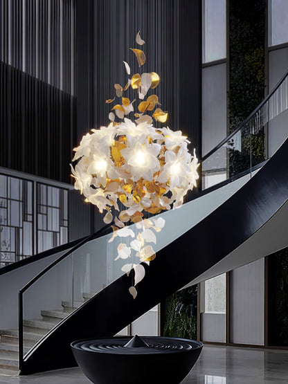 Artisan Fluttering Flying Flower Chandelier