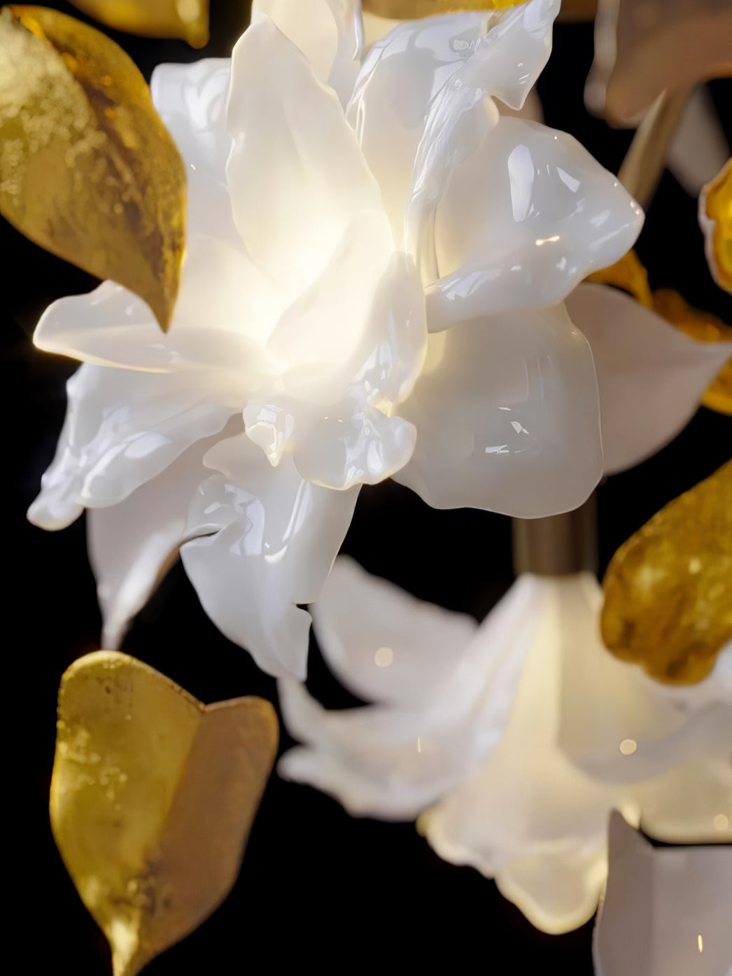 Artisan Fluttering Flying Flower Chandelier