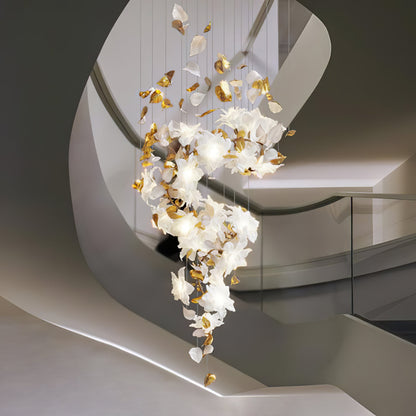 Artisan Fluttering Flying Flower Chandelier