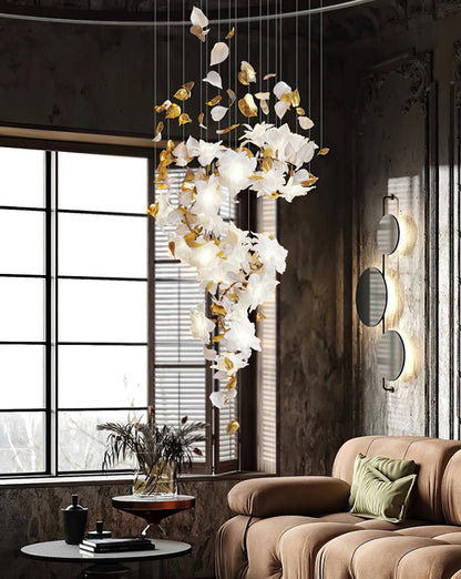Artisan Fluttering Flying Flower Chandelier