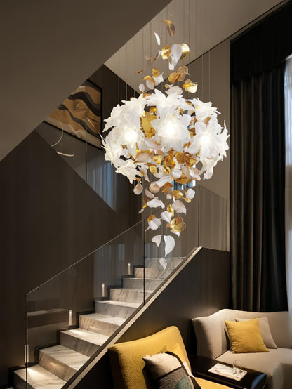 Artisan Fluttering Flying Flower Chandelier