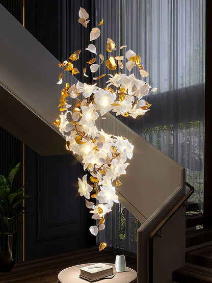 Artisan Fluttering Flying Flower Chandelier