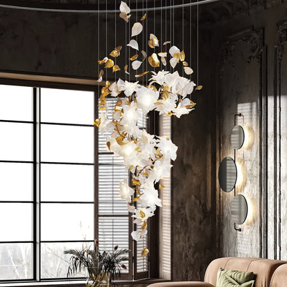 Artisan Fluttering Flying Flower Chandelier