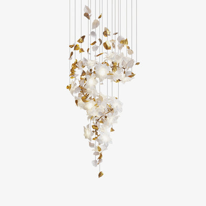 Artisan Fluttering Flying Flower Chandelier