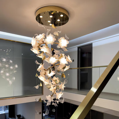 Artisan Fluttering Flying Flower Chandelier