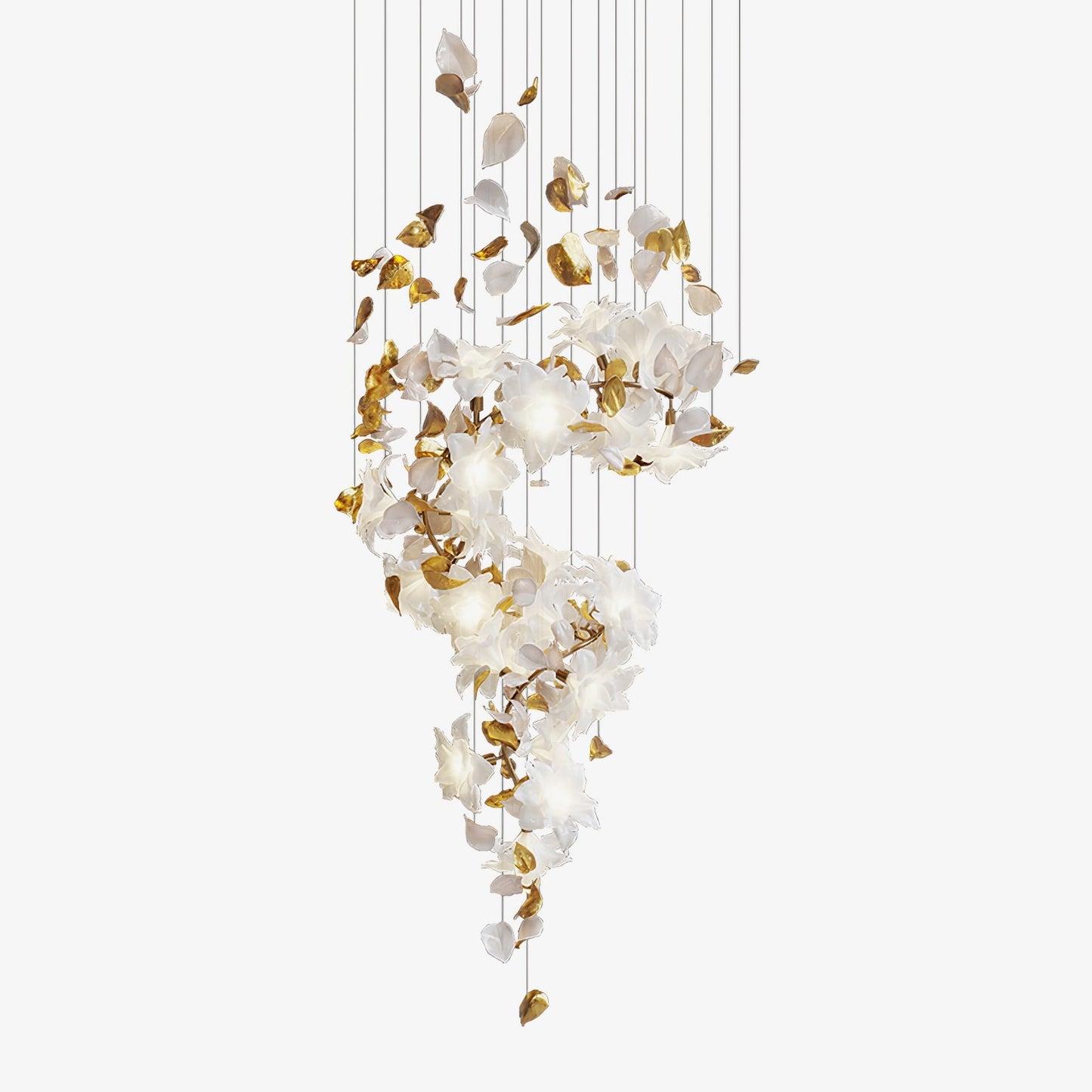 Artisan Fluttering Flying Flower Chandelier
