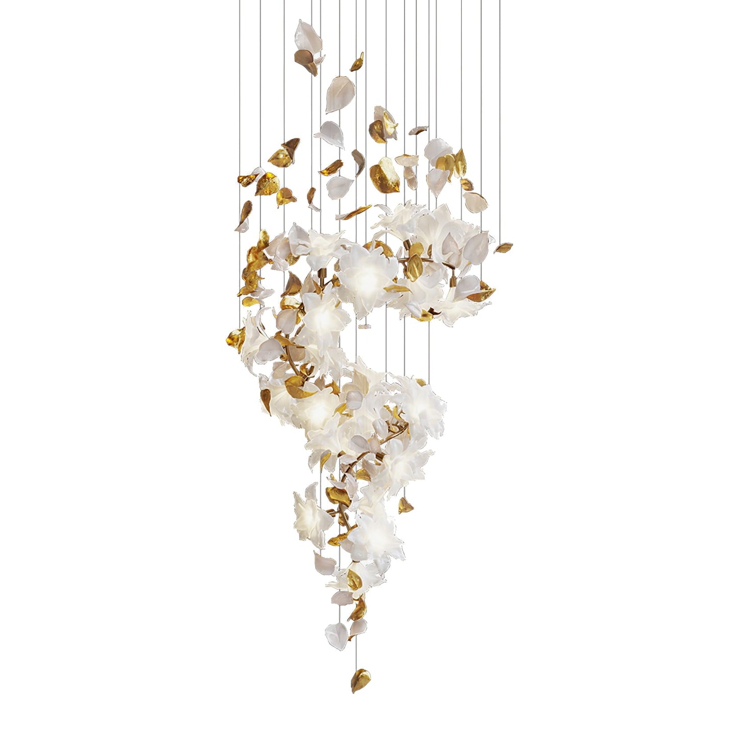 Artisan Fluttering Flying Flower Chandelier