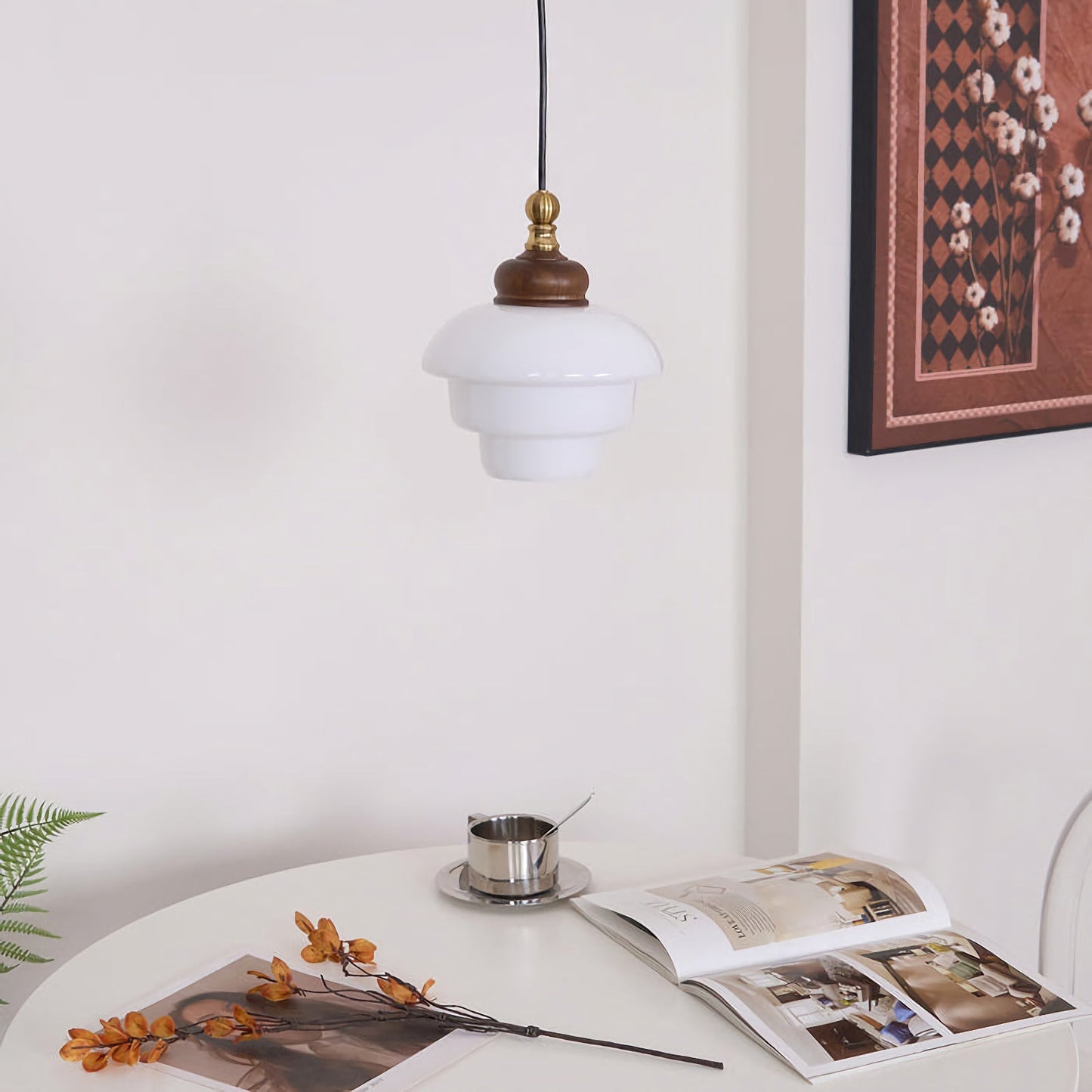 Nordic Cream Aura Pendant