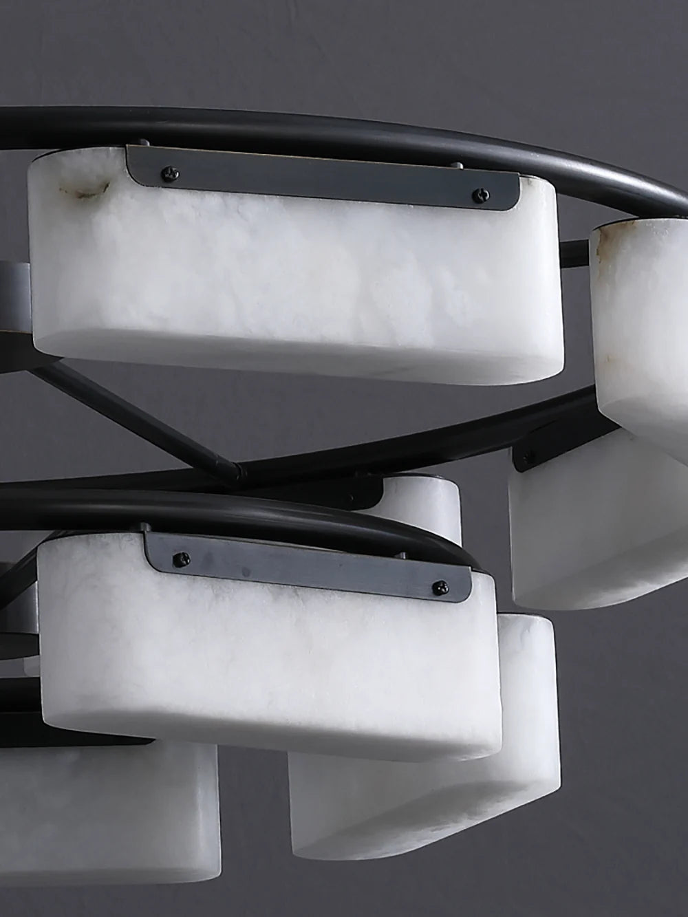 Alabaster Harmony Rectangle Chandelier