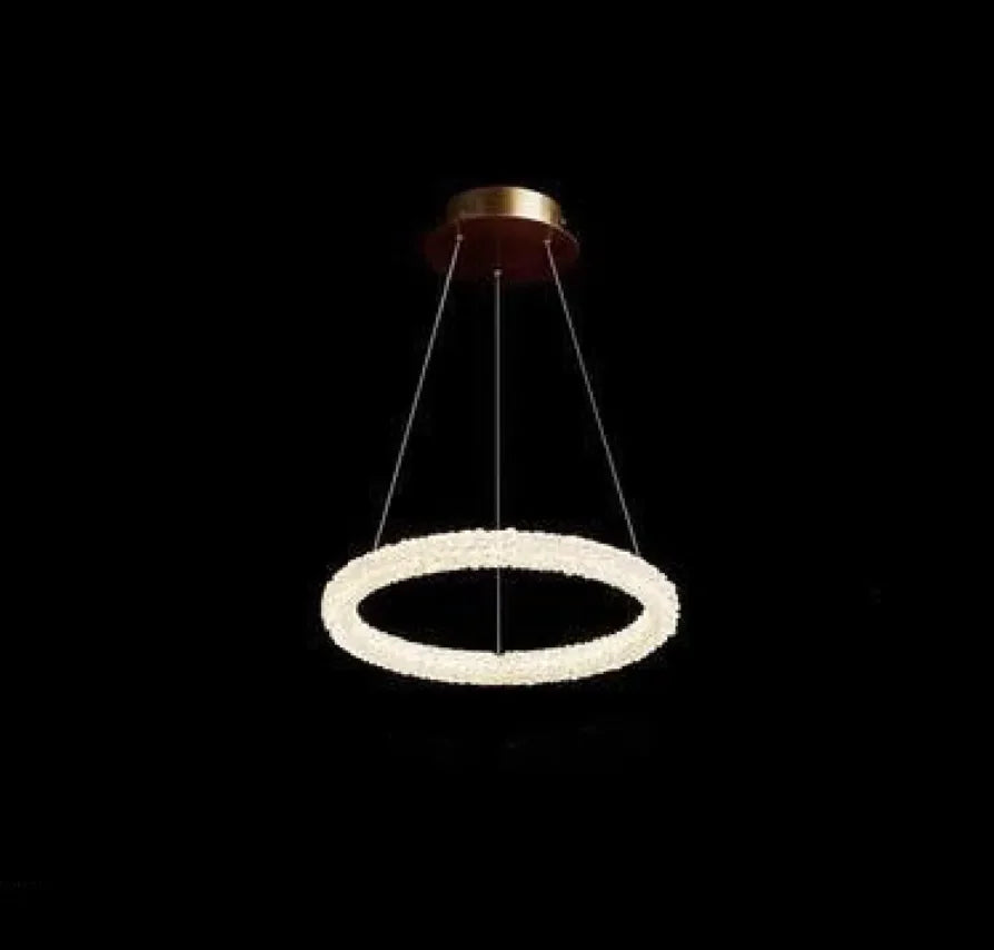 Luxe Crystal Halo Chandelier
