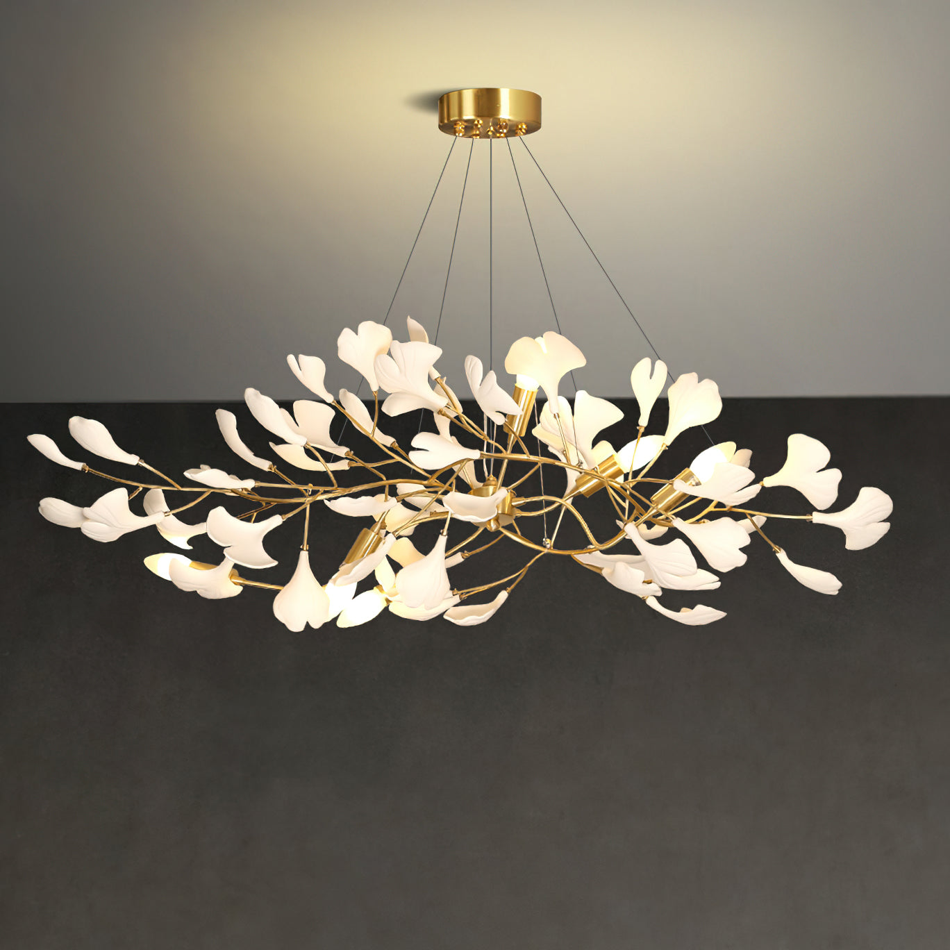 Ginkgo Silhouette Chandelier