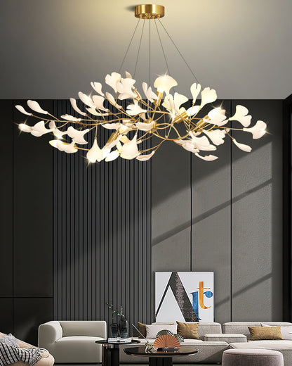 Ginkgo Silhouette Chandelier