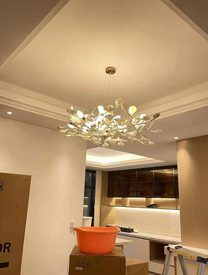 Gingko Ceramic Chandelier B