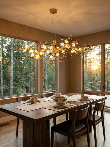Crystal Bloom Branch Chandelier