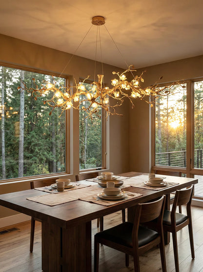 Crystal Bloom Branch Chandelier