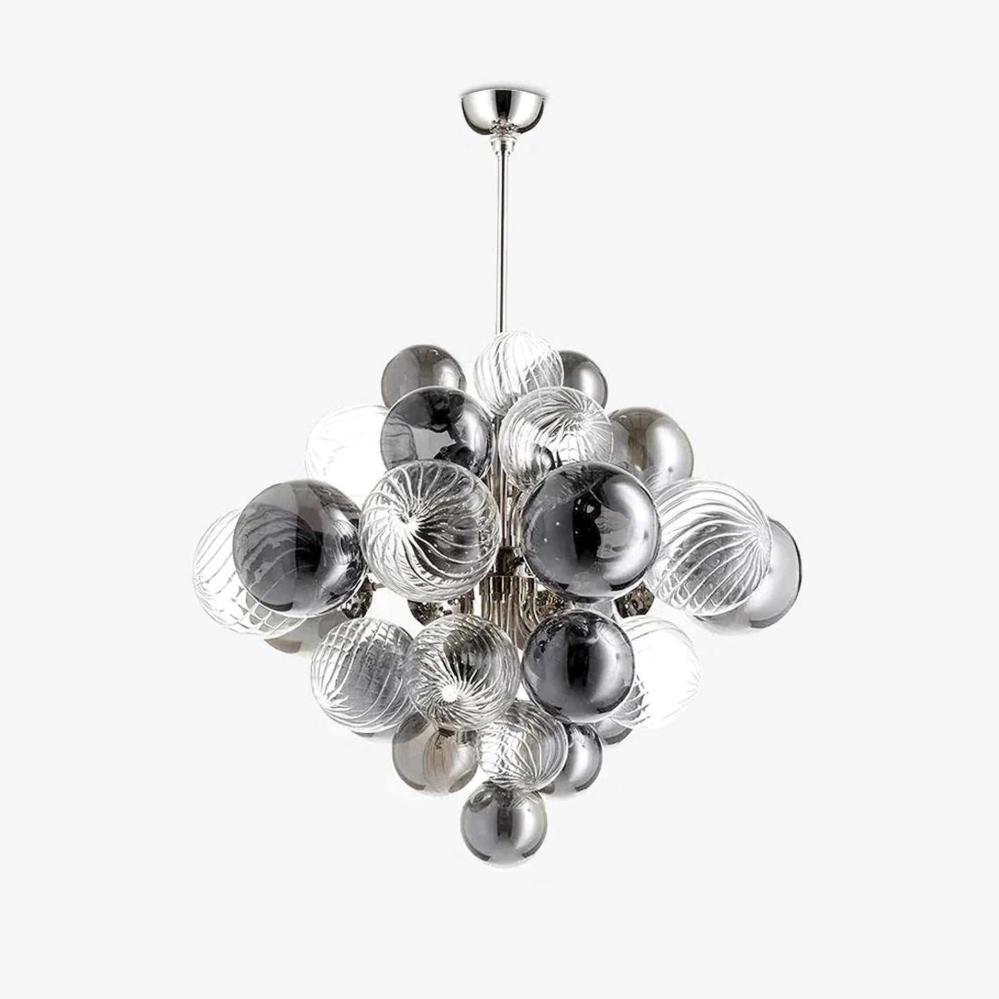 Bubble Glow Glass Chandelier