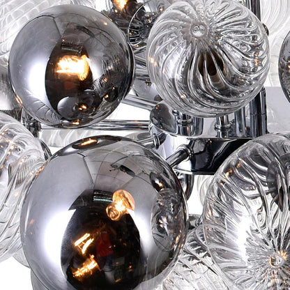 Bubble Glow Glass Chandelier