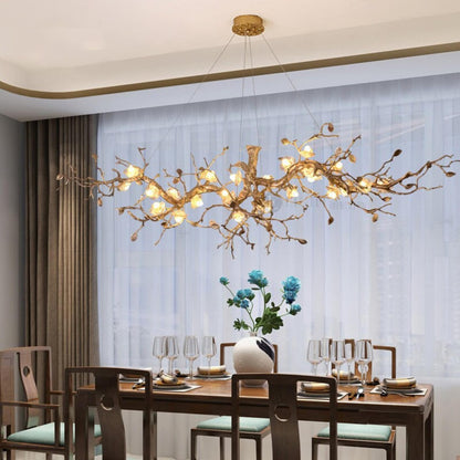 Crystal Bloom Branch Chandelier