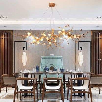 Crystal Bloom Branch Chandelier
