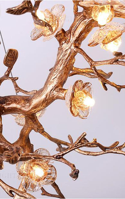 Crystal Bloom Branch Chandelier