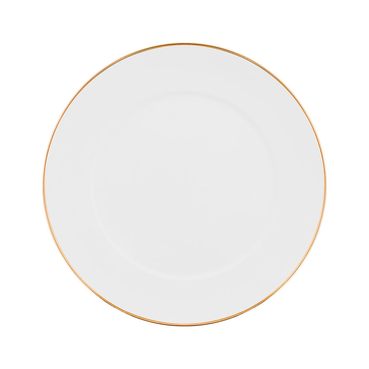 Gold Rimmed Charger Plate