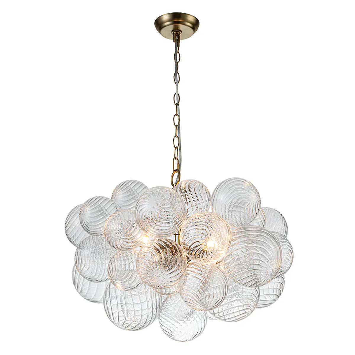 Crystal Bubble Orb Chandelier