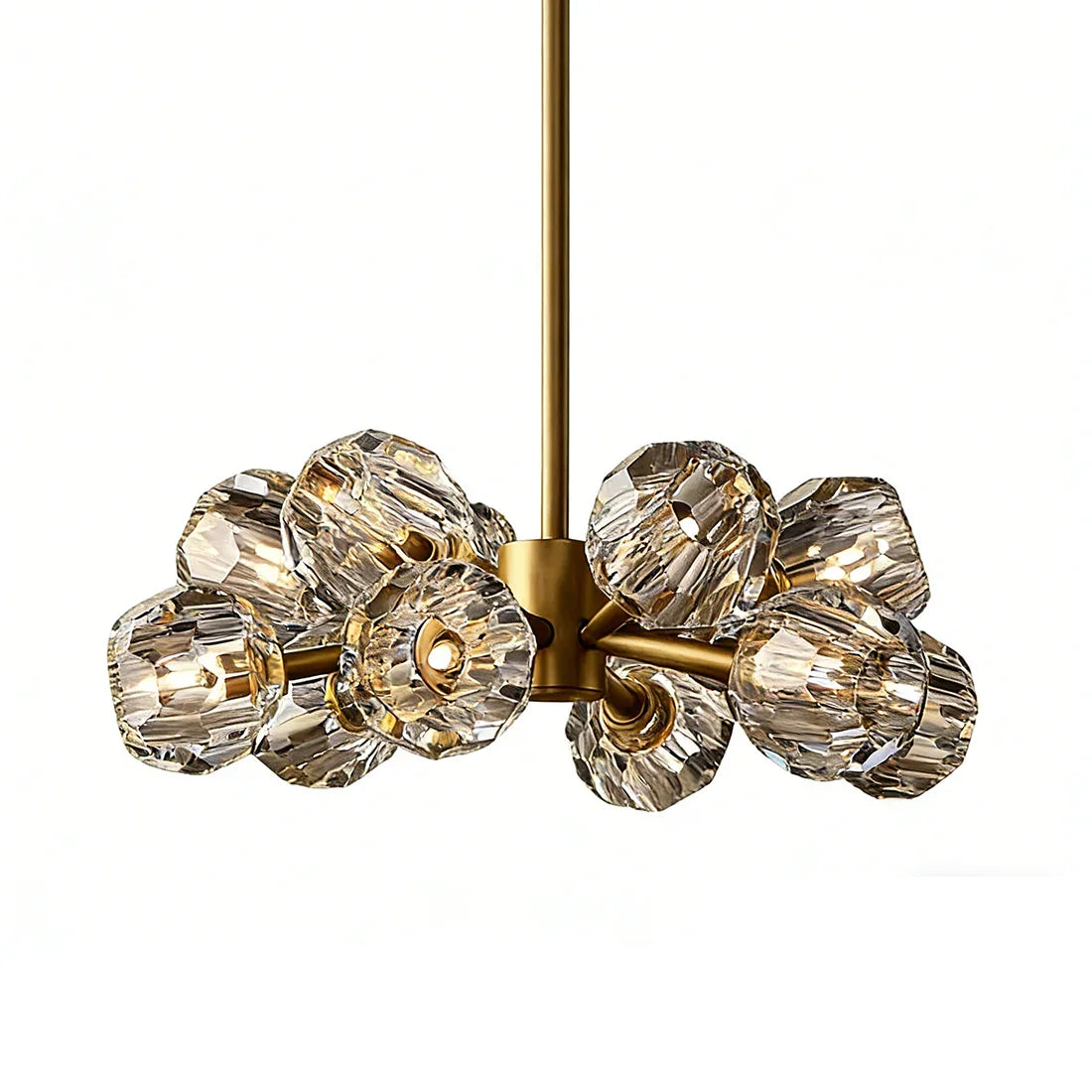 Grand Crystal Orb Branch Chandelier