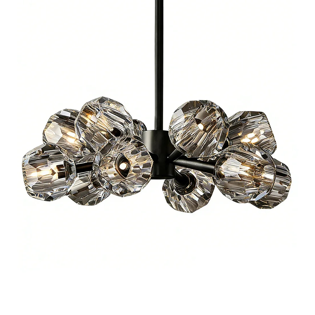 Grand Crystal Orb Branch Chandelier