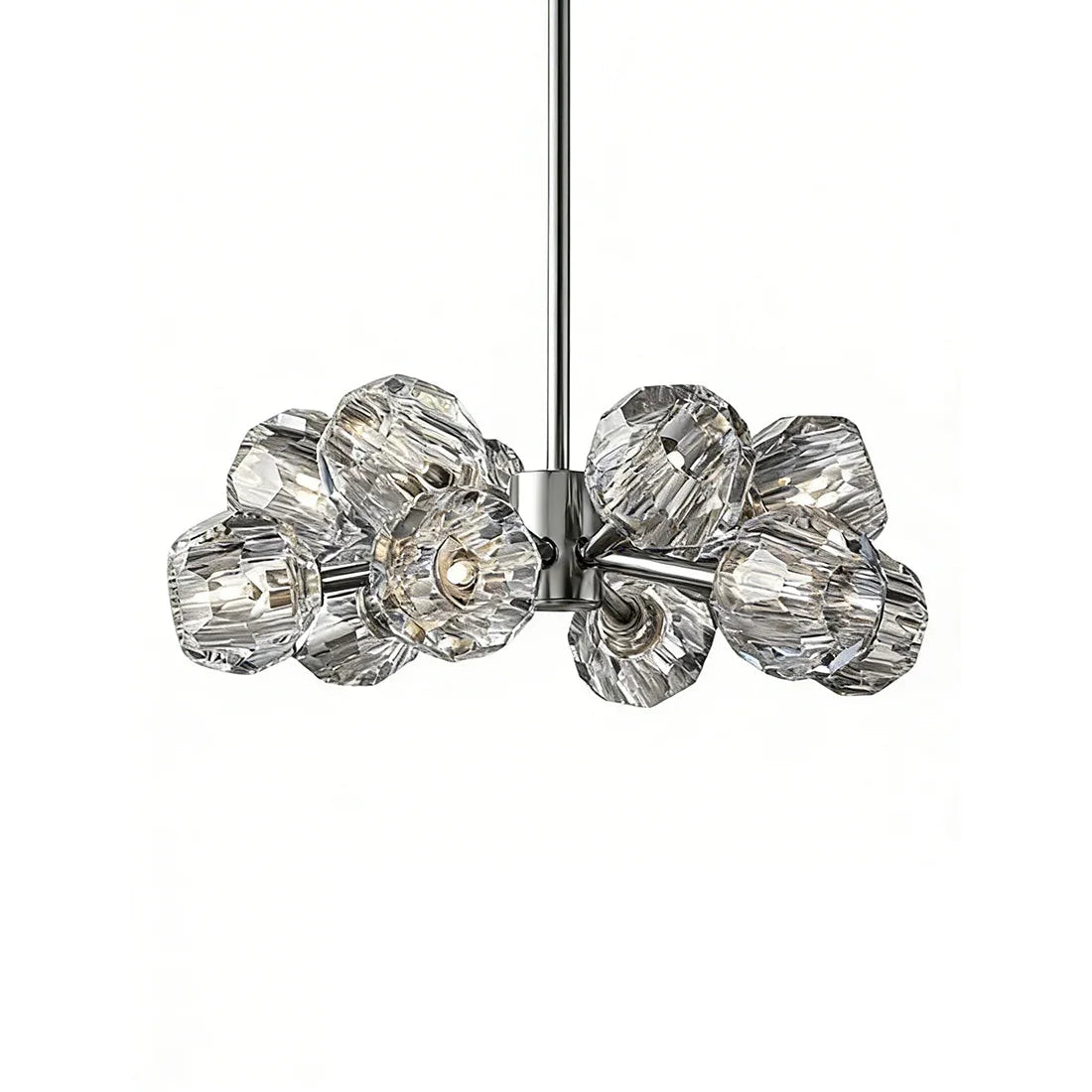 Grand Crystal Orb Branch Chandelier