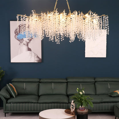 Shiro Noda Crystal Pendant Chandelier