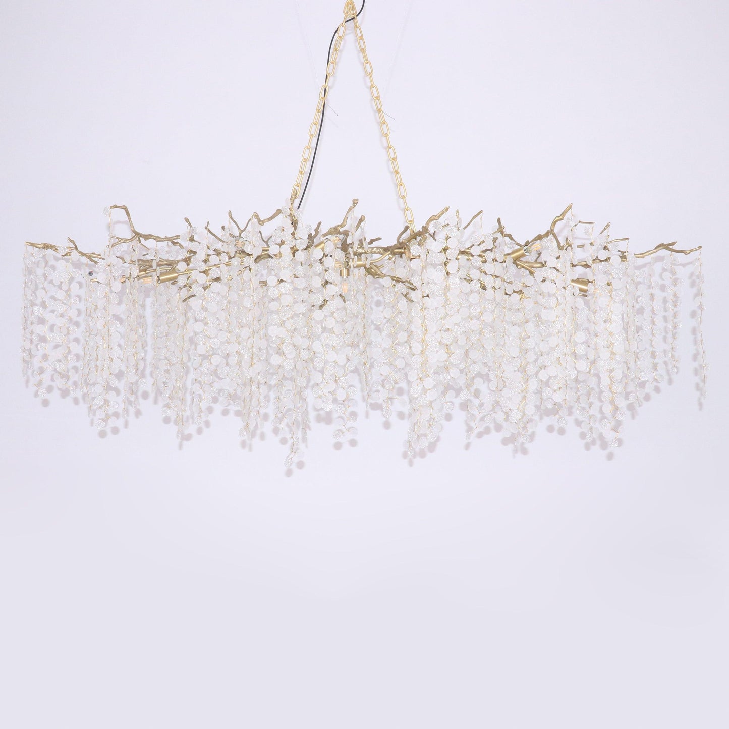 Shiro Noda Crystal Pendant Chandelier
