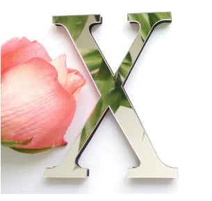 3D Acrylic Mirror Letter Wall Stickers for Decor