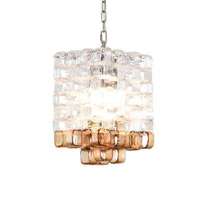 Murano Frosted Cube Chandelier