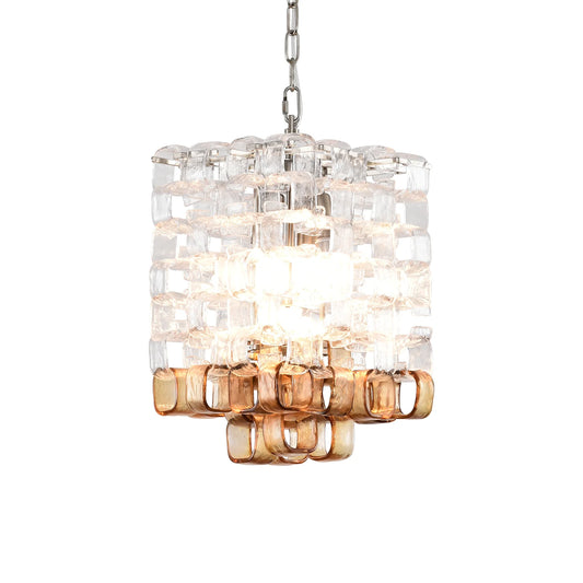 Murano Frosted Cube Chandelier