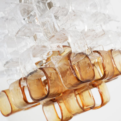 Murano Frosted Cube Chandelier