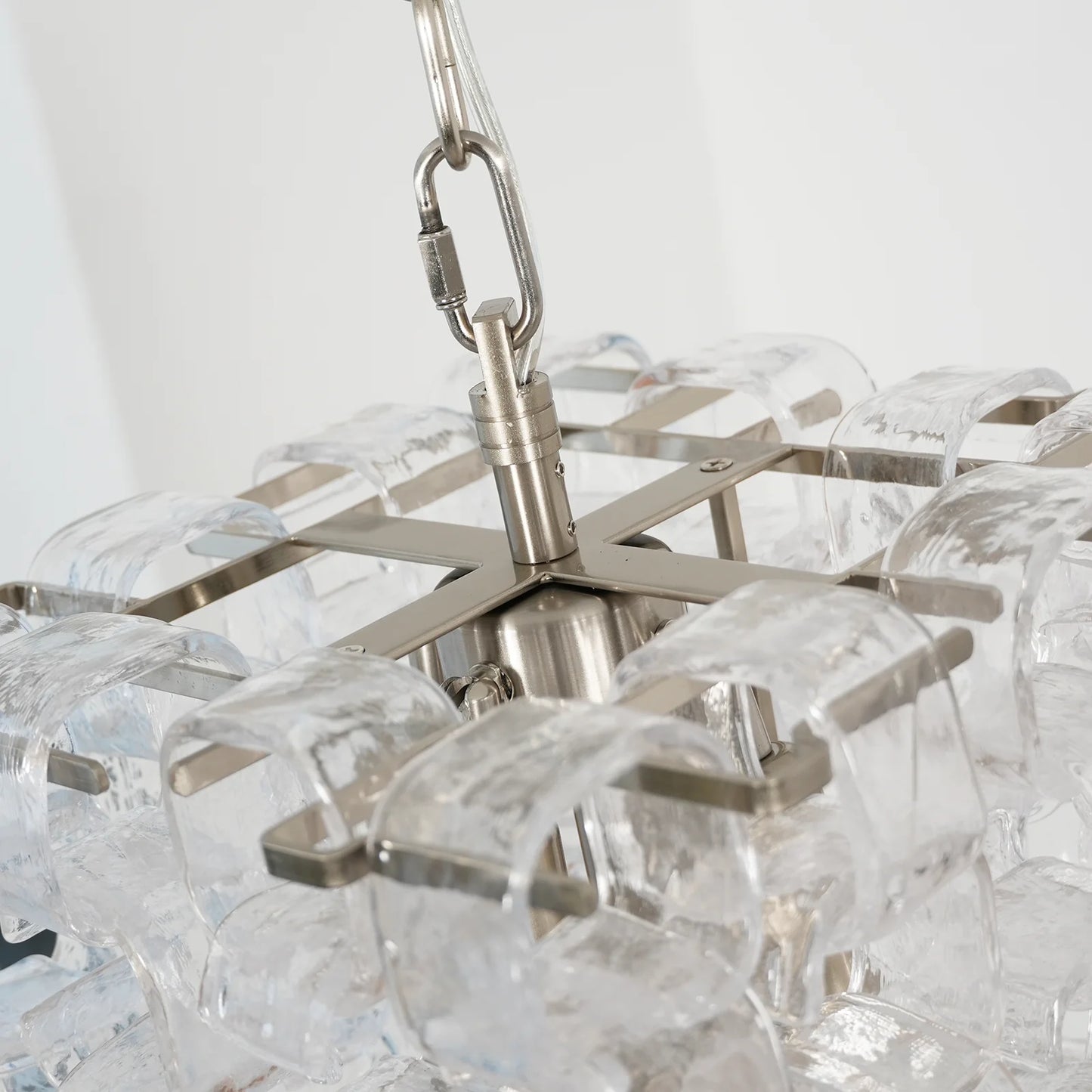 Murano Frosted Cube Chandelier