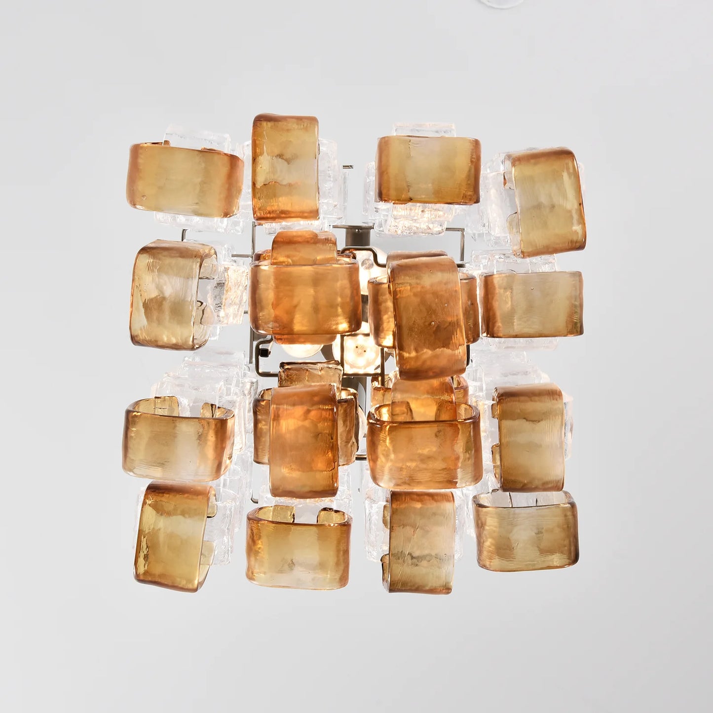 Murano Frosted Cube Chandelier