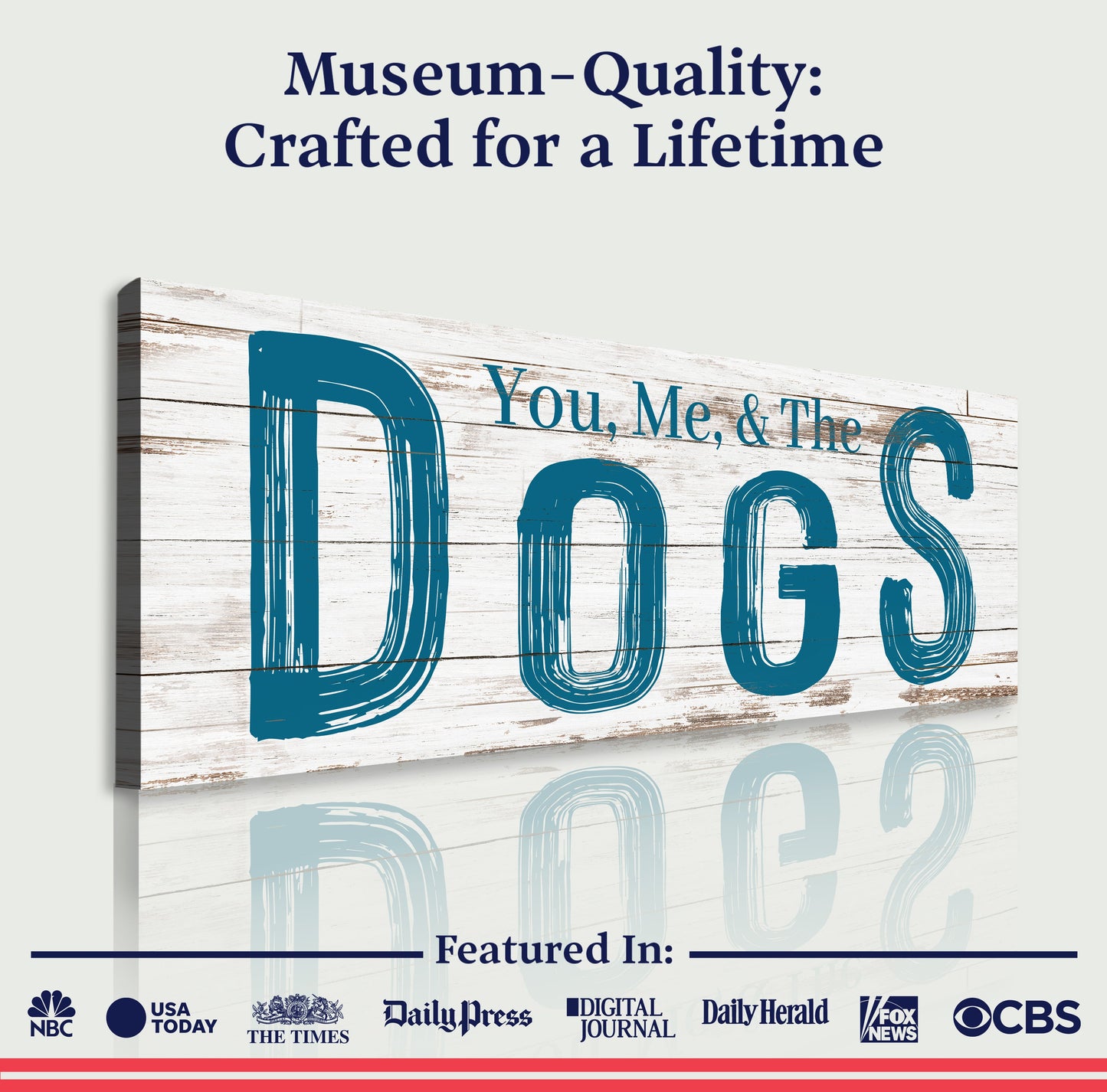Home Is Us & The Dogs – V Wall Art