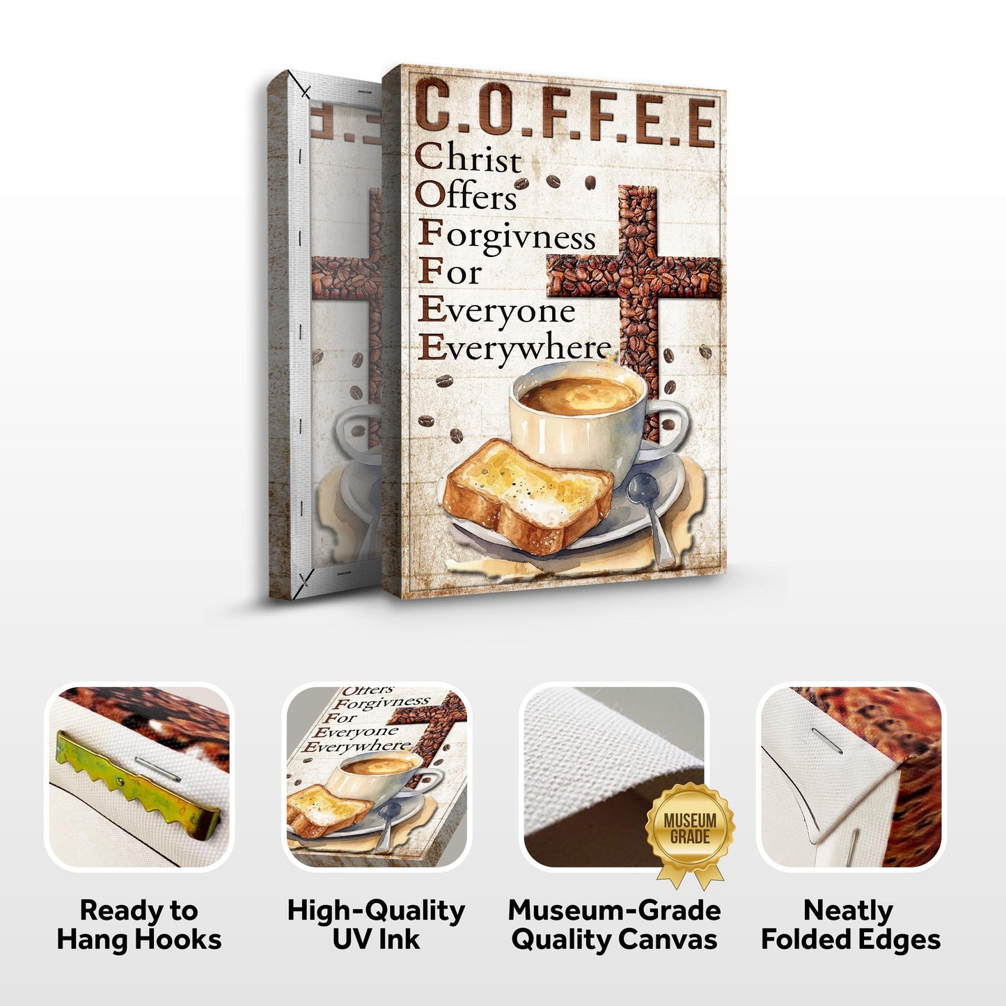 Fueled by Faith & Coffee IV Sign