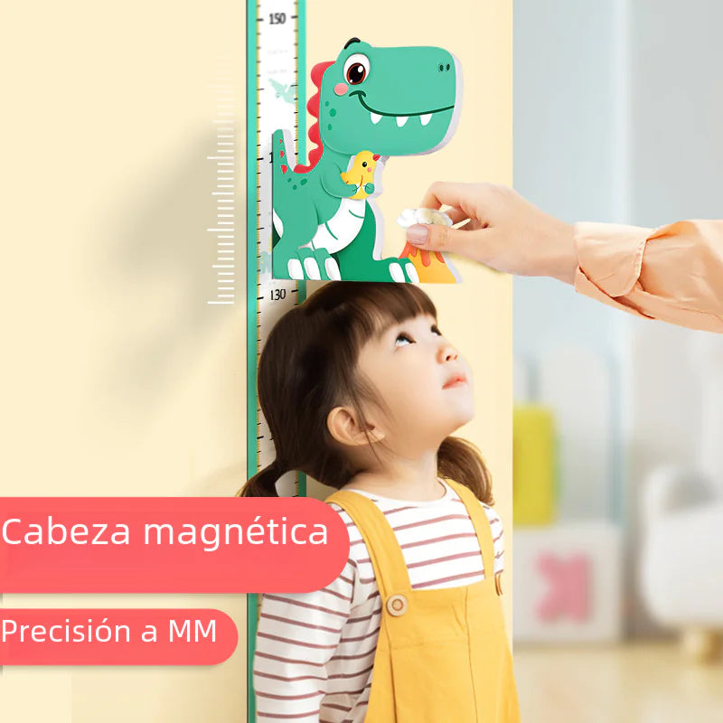Magnetic 3D Growth Height Chart Wall Sticker for Kids