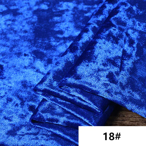 Stretch Velvet Fabric for Sofa, Curtains, and Decor