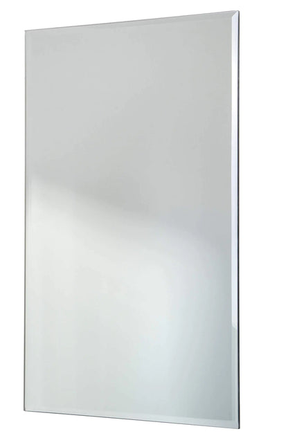 Red Co. 12" x 18" Large Decorative Frameless Beveled Edge Wall Hanging Mirror Rectangular