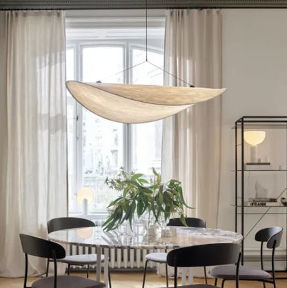 Lustrous Silk Chandelier