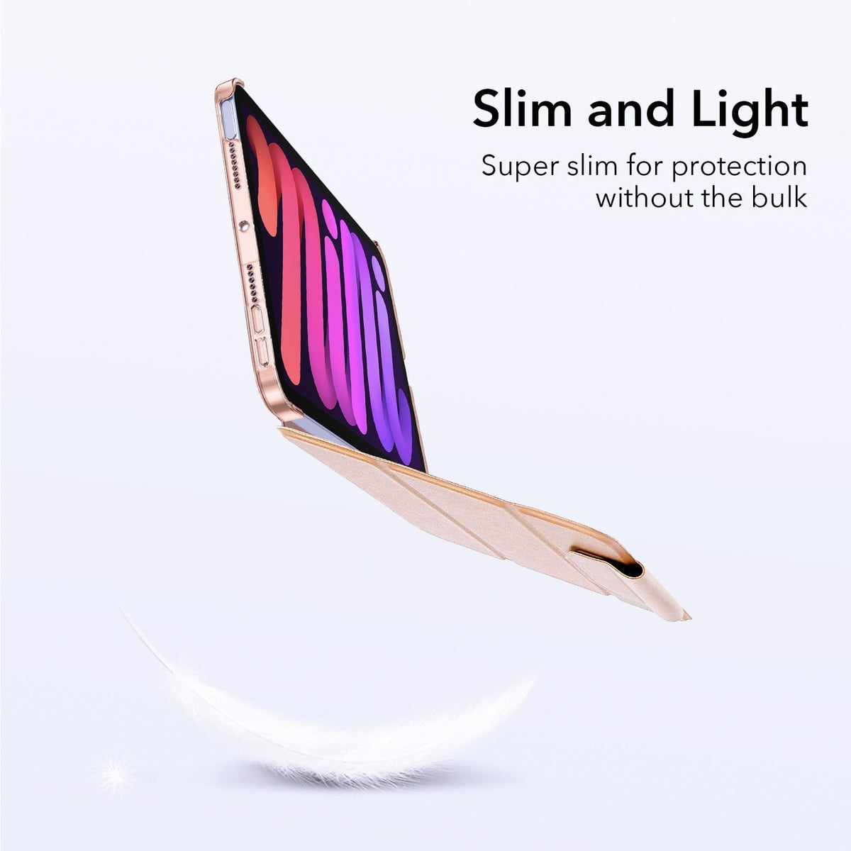 Venture Series Tri-Fold Magnetic Case - Apple iPad mini (A17 Pro) Apple iPad mini (6th Generation 2021)