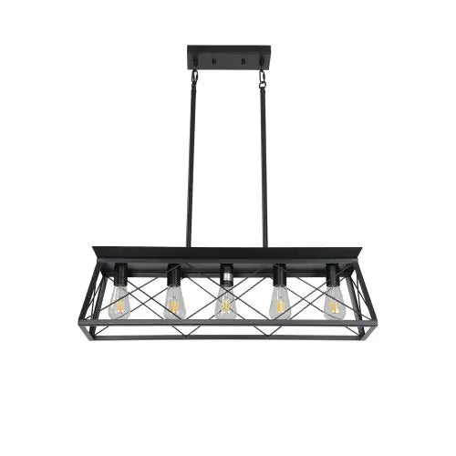 Farmhouse 5-Light Metal Chandelier