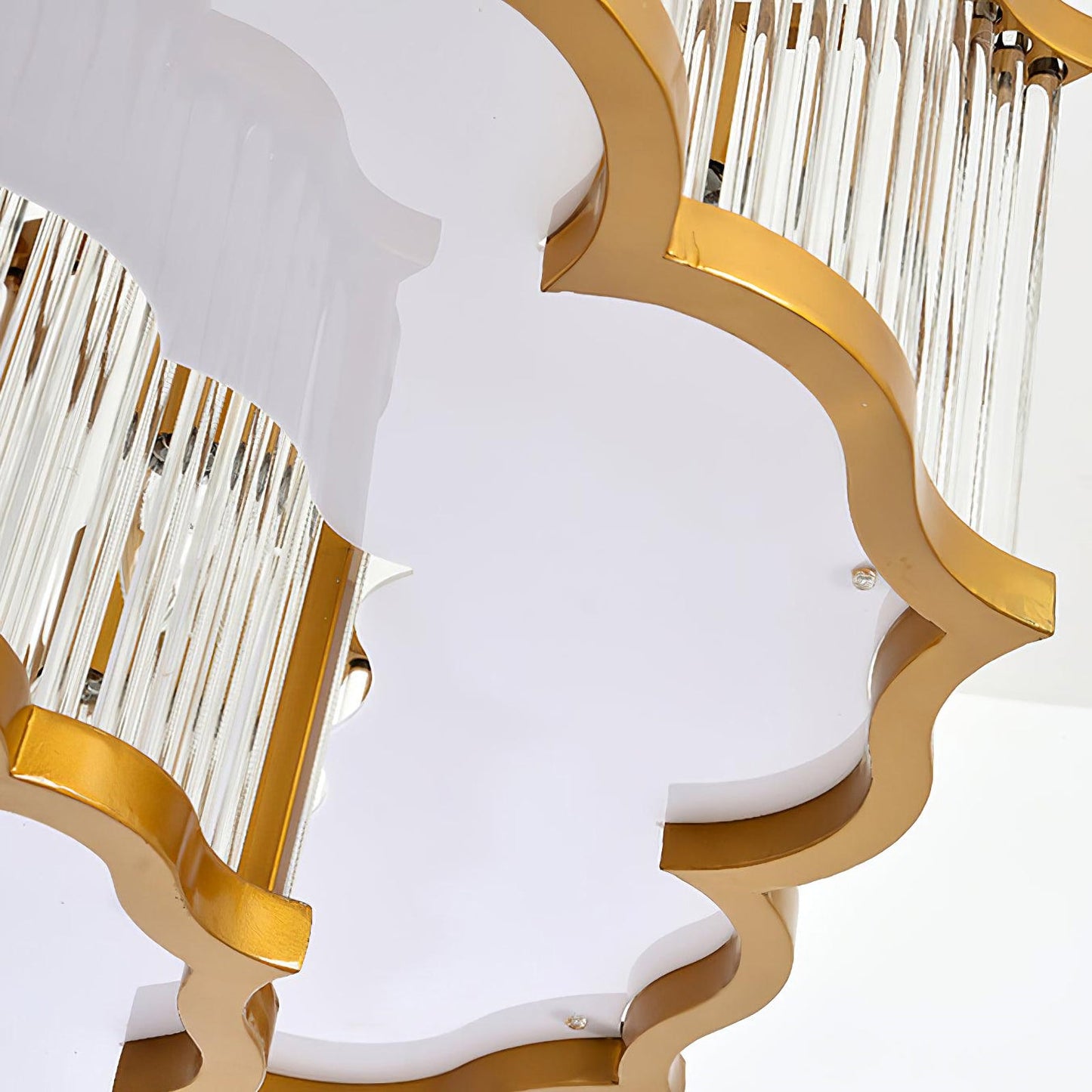 Layered Crystal Flush Light