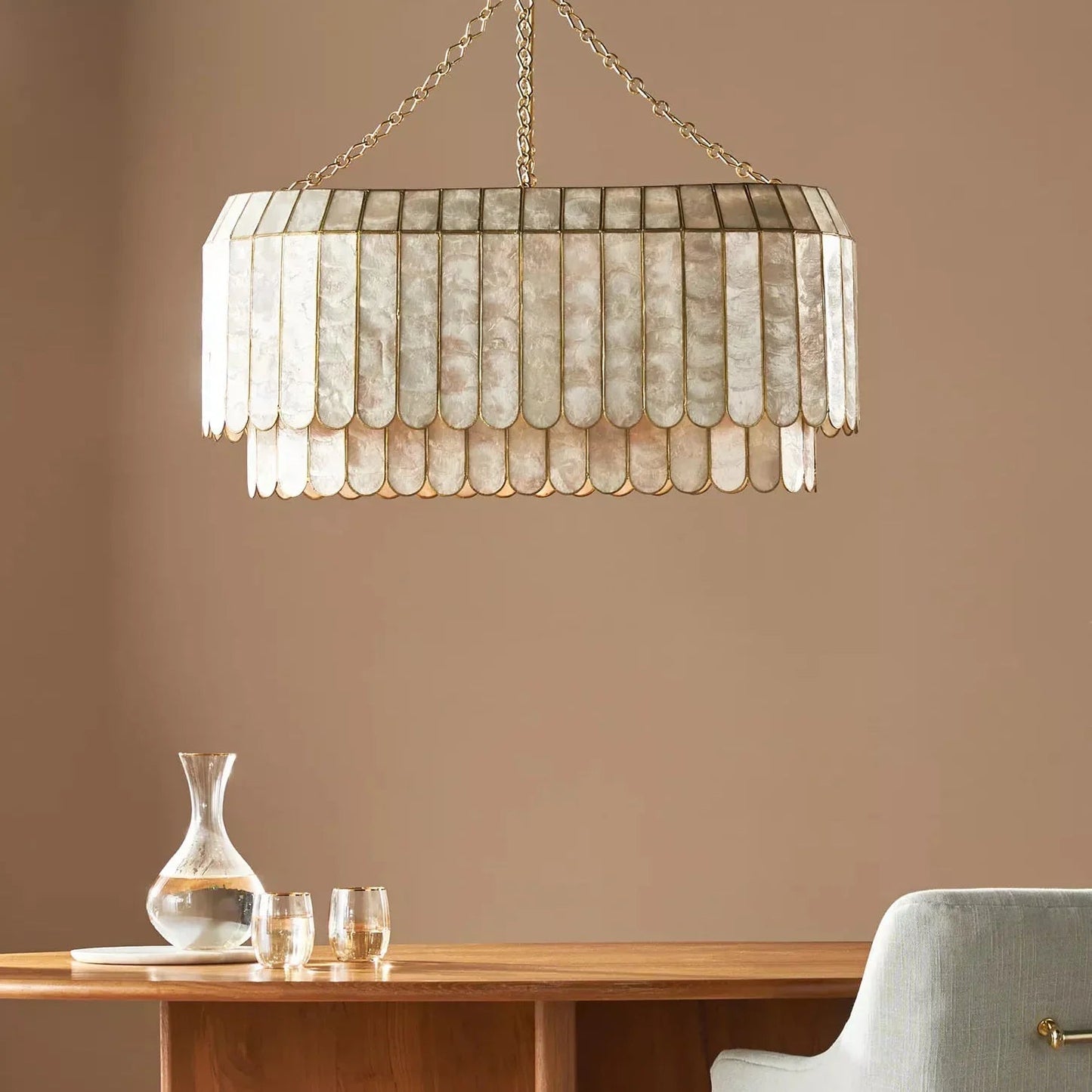 Coastal Shell Luxury Chandelier