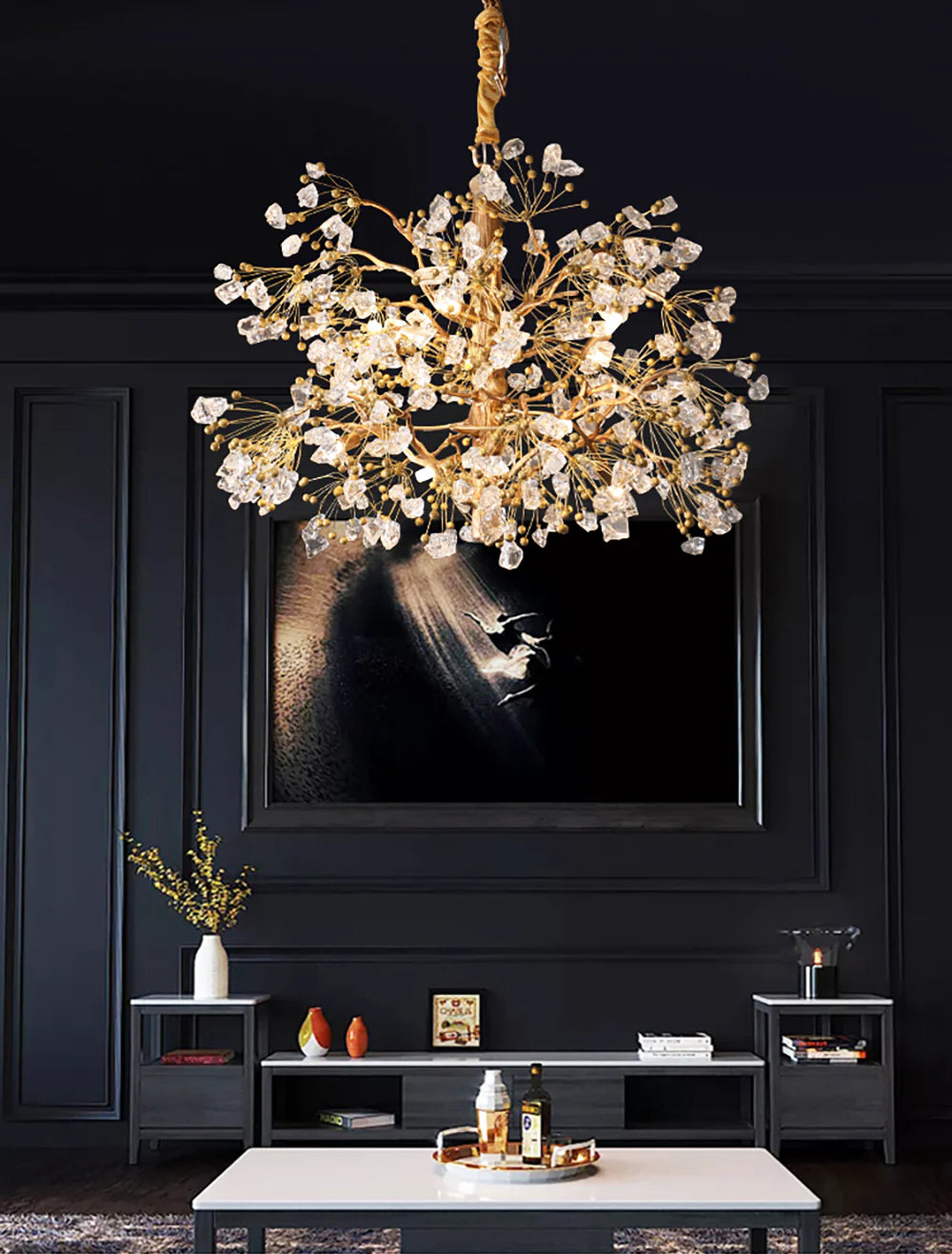 Berry Branch Silhouette Chandelier