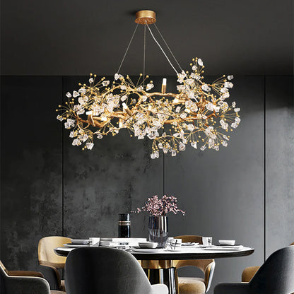 Berry Branch Silhouette Chandelier